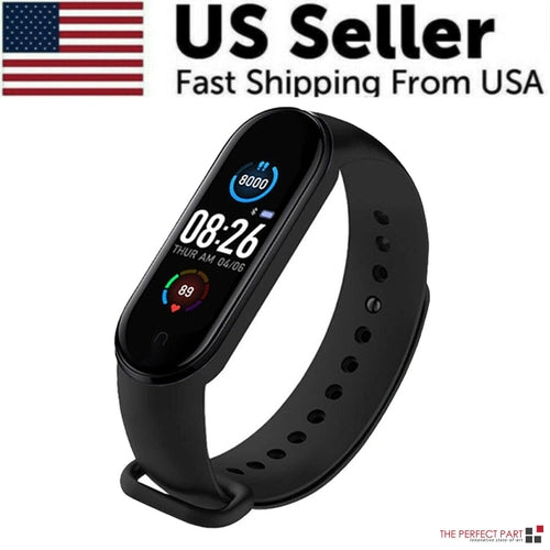 M4 Smart Watch Band Blood Pressure Bracelet Wristband Fitness Tracker