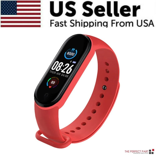 M4 Smart Watch Band Blood Pressure Bracelet Wristband Fitness Tracker